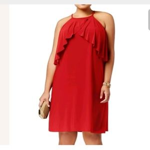 R & M Richard's 14W Red Dress